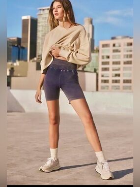 Free People Movement Good Karma Ruched Shorts Size XS